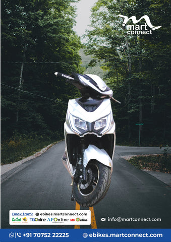 Mart Connect – Adventure White E-Scooter